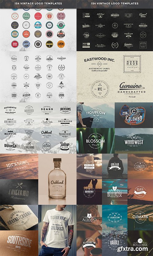 MightyDeals 1300+ Premium Logo Templates Vintage Modern & More