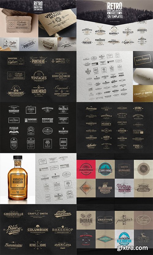 MightyDeals 1300+ Premium Logo Templates Vintage Modern & More