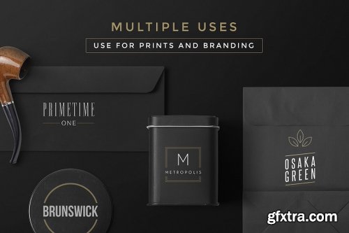 MightyDeals 1300+ Premium Logo Templates Vintage Modern & More