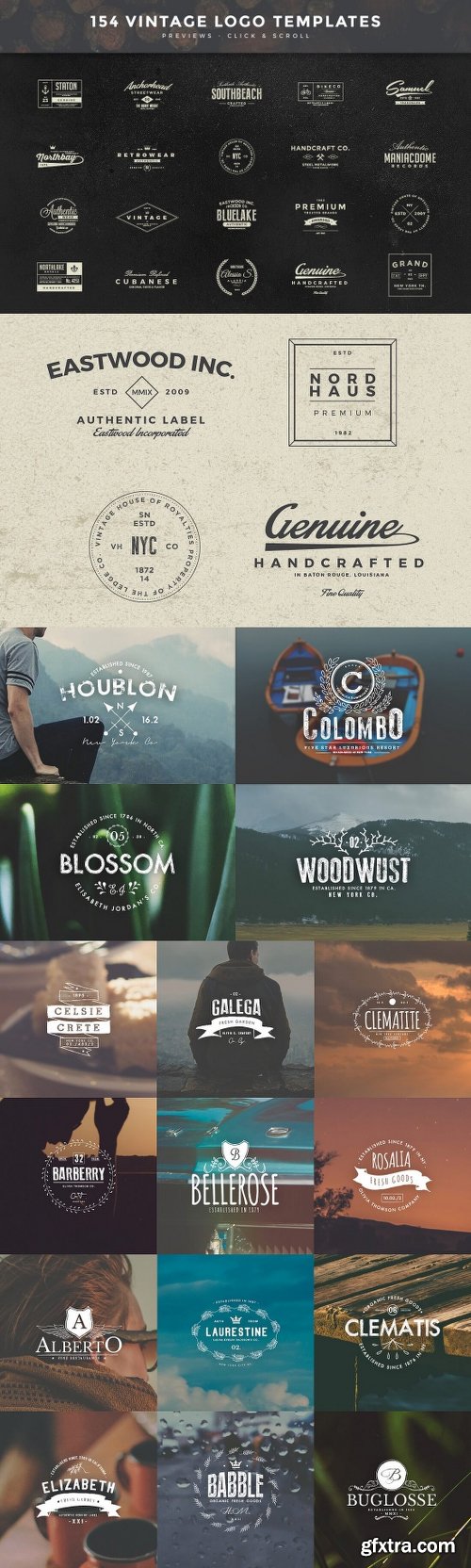 MightyDeals 1300+ Premium Logo Templates Vintage Modern & More