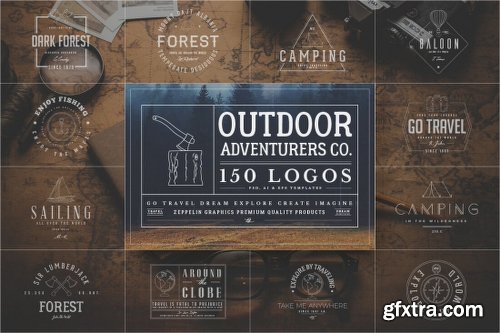 MightyDeals 1300+ Premium Logo Templates Vintage Modern & More