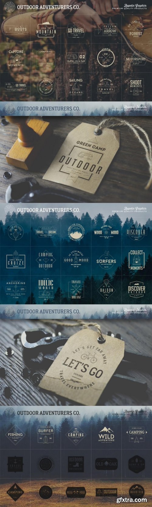 MightyDeals 1300+ Premium Logo Templates Vintage Modern & More