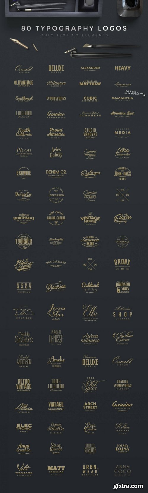 MightyDeals 1300+ Premium Logo Templates Vintage Modern & More