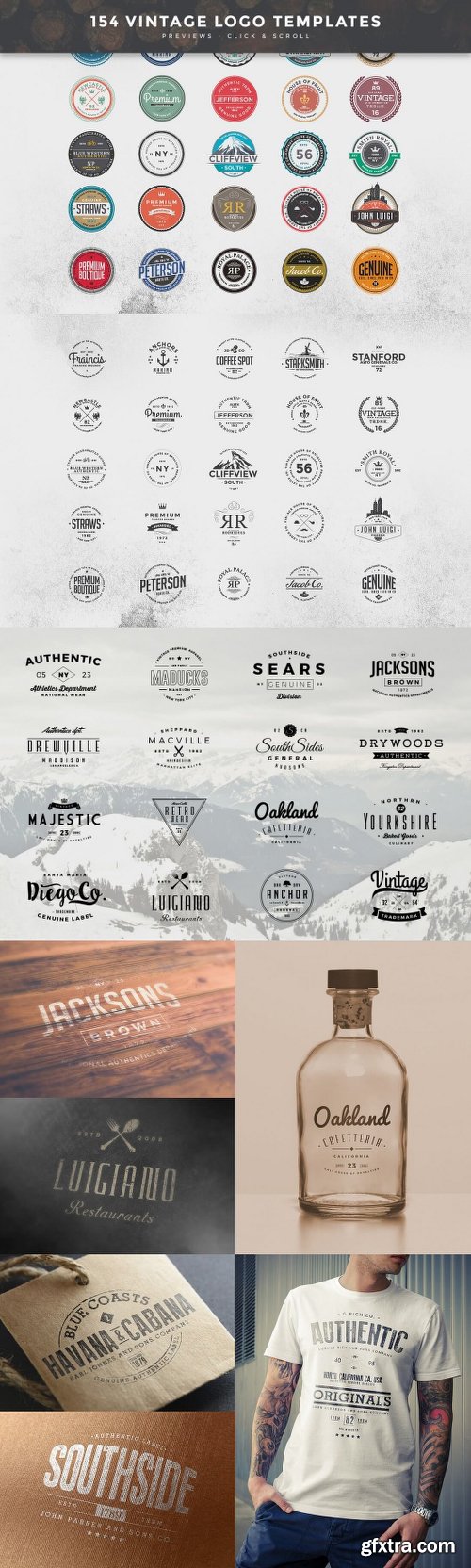 MightyDeals 1300+ Premium Logo Templates Vintage Modern & More