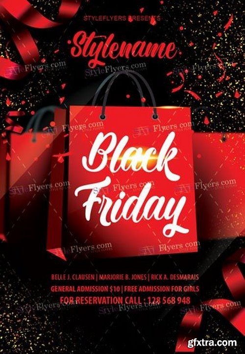 Black Friday PSD Flyer Template