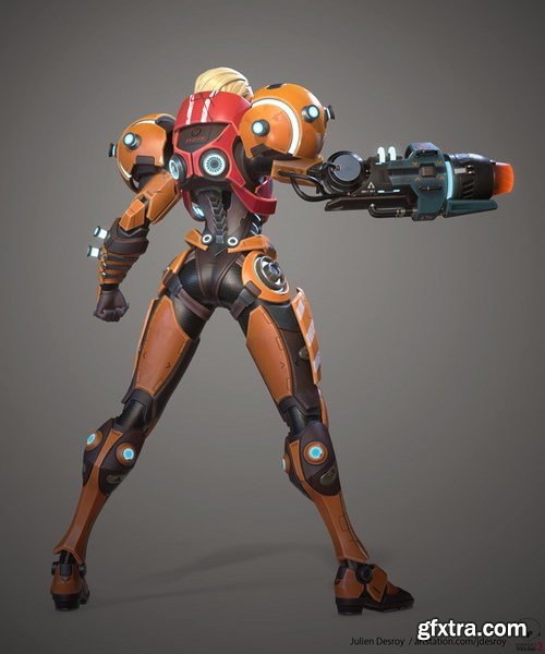 Metroid Samus Aran 3D Model