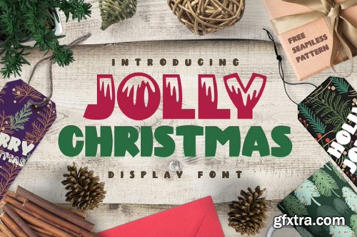 CreativeMarket Jolly Christmas Font 2973471