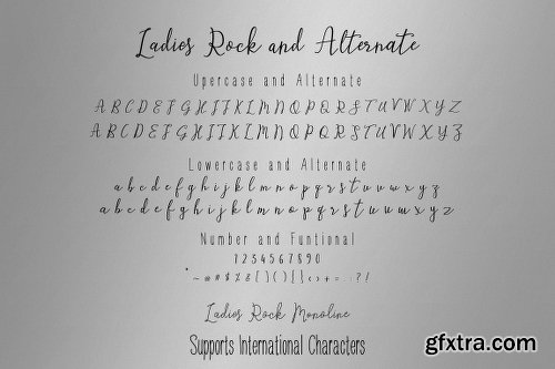 CreativeMarket Ladies Rock Font Duo 2808539