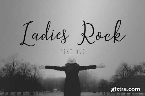 CreativeMarket Ladies Rock Font Duo 2808539