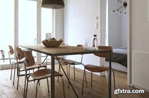 Photorealistic Modern Interior Scene