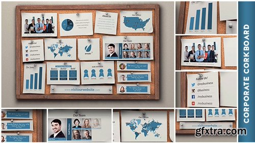 Videohive Corporate Corkboard Presentation 8198187