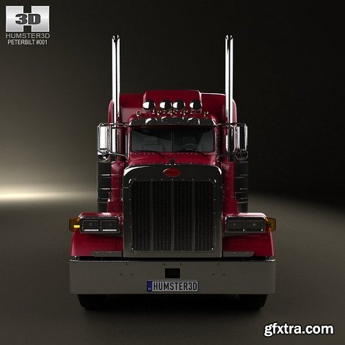 Peterbilt 379 Tractor Truck 1987 3D Model