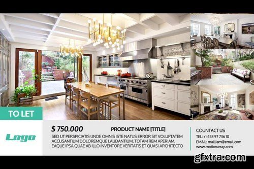 Simple Real-Estate SlideShow After Effects Templates