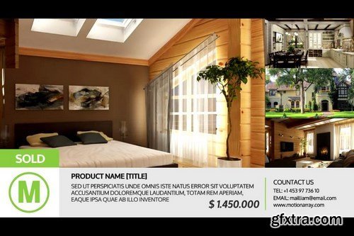 Simple Real-Estate SlideShow After Effects Templates