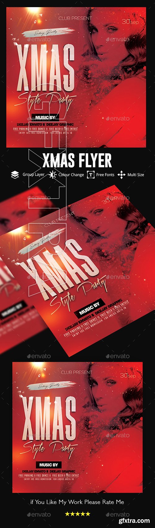 GraphicRiver - Christmas Celebration Flyer 22727937