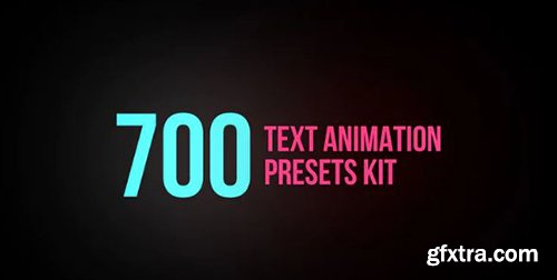 700+ Text Animation Presets Kit - After Effects 137725