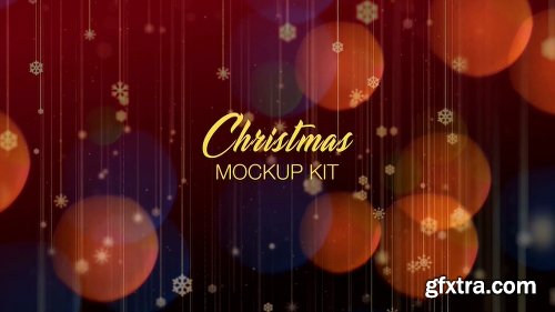 Videohive Christmas Mockup Kit 21116723