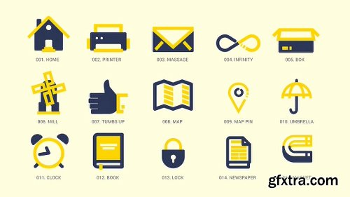 Videohive Animated Icons Pack 11596193