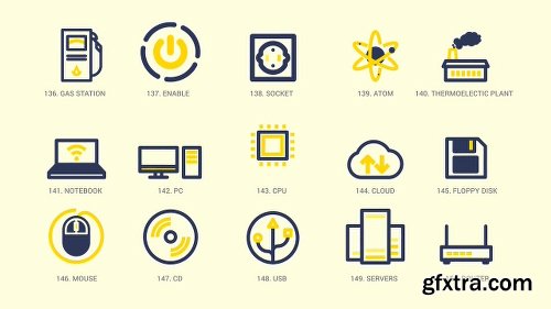 Videohive Animated Icons Pack 11596193