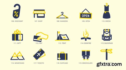 Videohive Animated Icons Pack 11596193