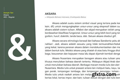 Aksara Font Family