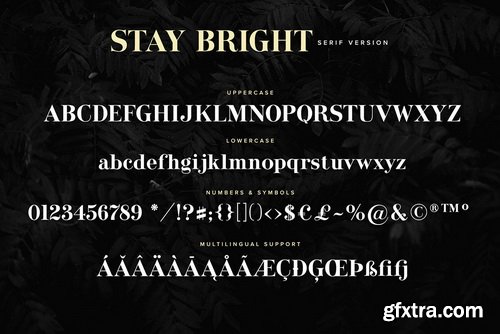 Stay Bright Font Duo