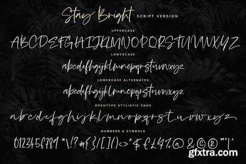 Stay Bright Font Duo