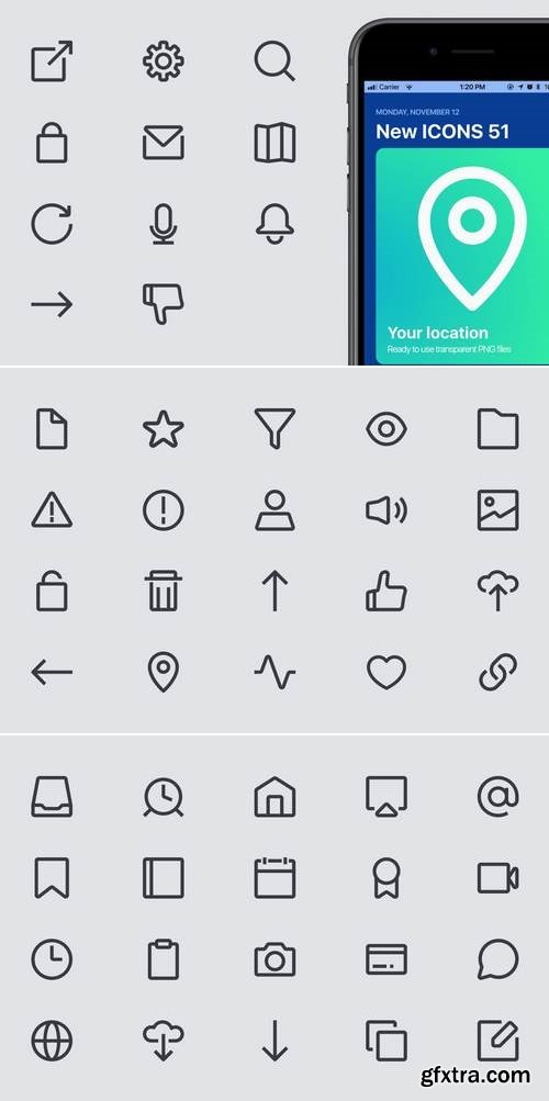 Min Icons 51 Pack