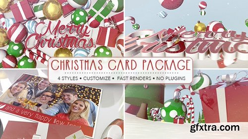 Videohive Christmas Card Package 9614673