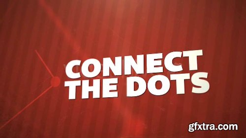 Videohive Connect the Dots Text and Pictures Animation 3888215