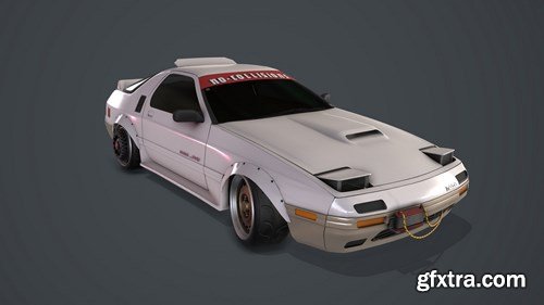 Mazda RX-7 FC 3D Model