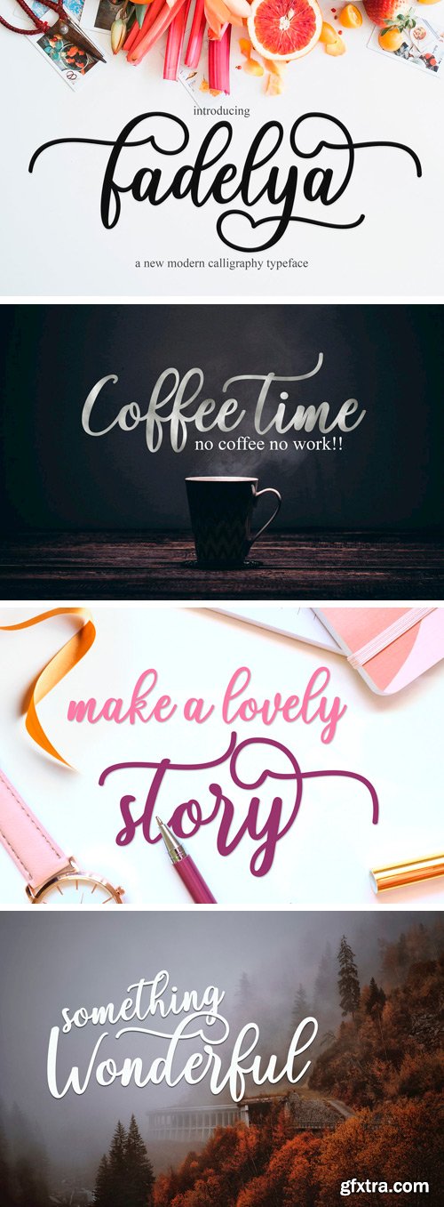 Fadelya Script Font