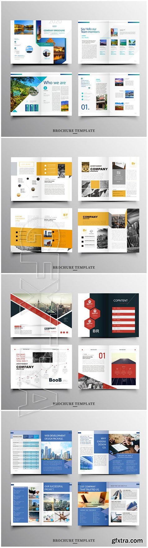 Brochure template vector layout design, corporate business annual report, magazine, flyer mockup # 244