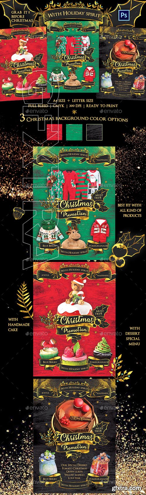 GraphicRiver - Christmas Promotion Flyer Template 22761101