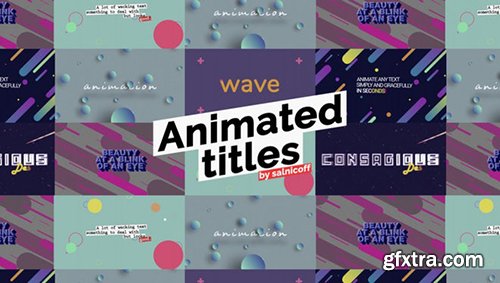 Animated Titles With Backgrounds - After Effects 128627