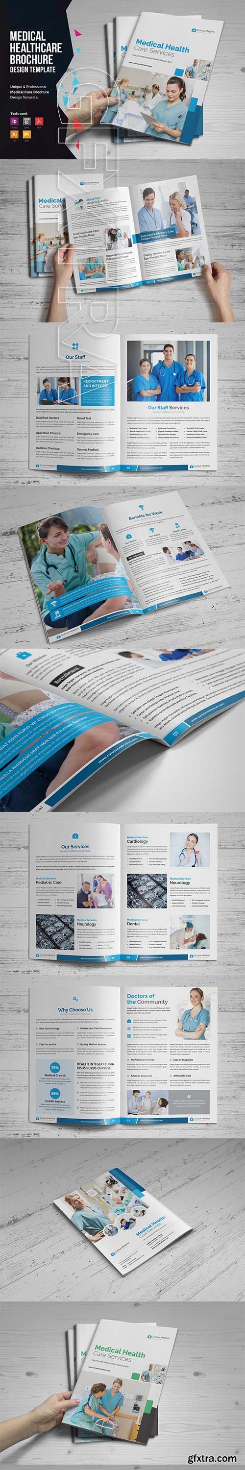 CreativeMarket - Medical HealthCare Brochure v4 3092729