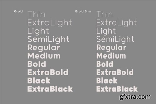 Grold Font Family