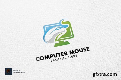 Computer Mouse - Logo Template