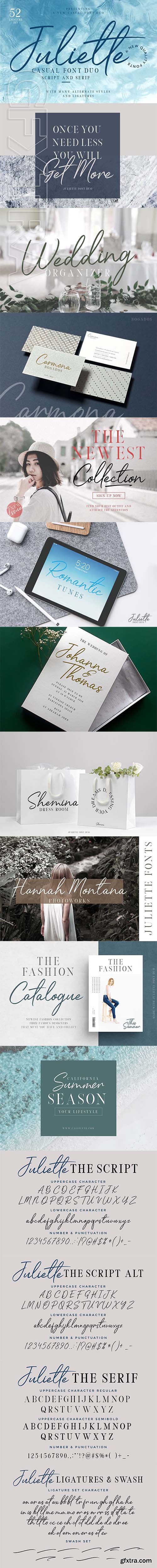 CreativeMarket - Juliette Font Duo 3134243