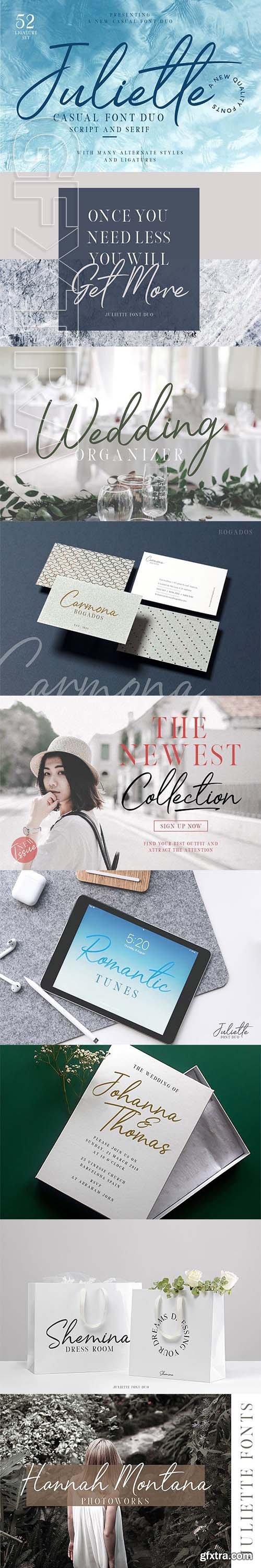 CreativeMarket - Juliette Font Duo 3134243