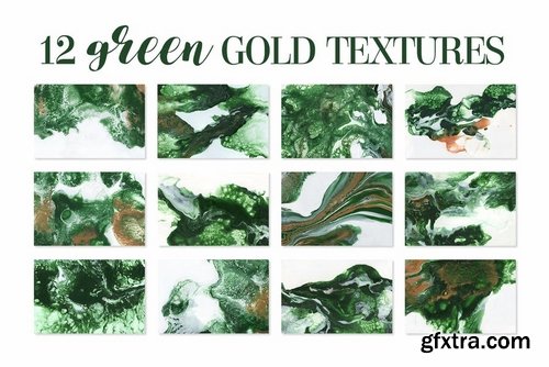 Green gold texture backgrounds