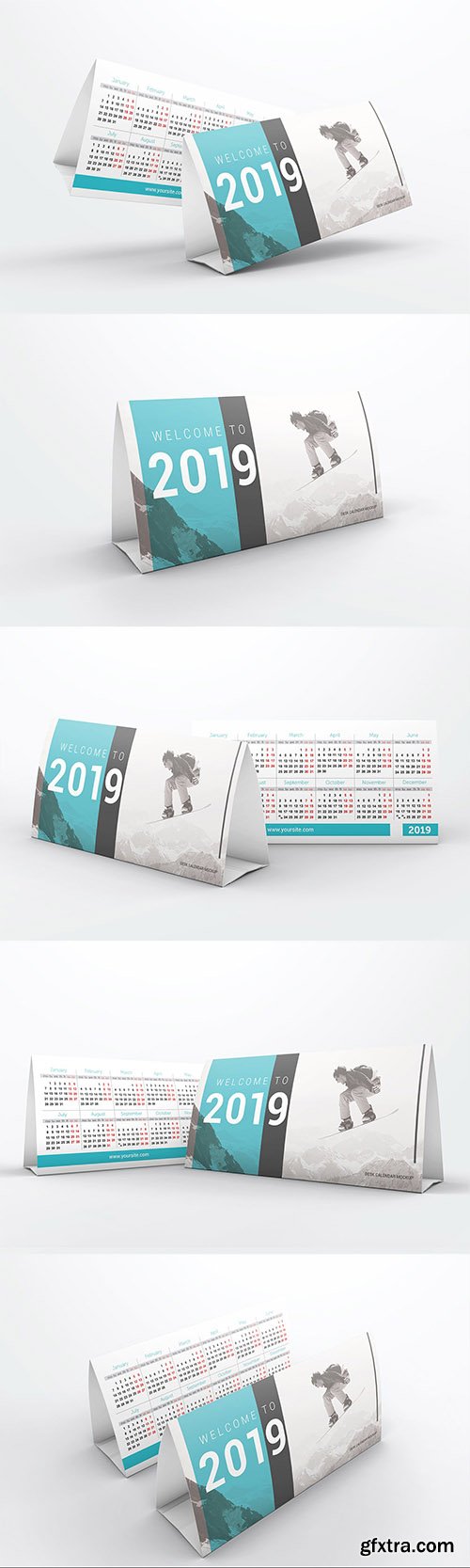 Desk Calendar Mockups