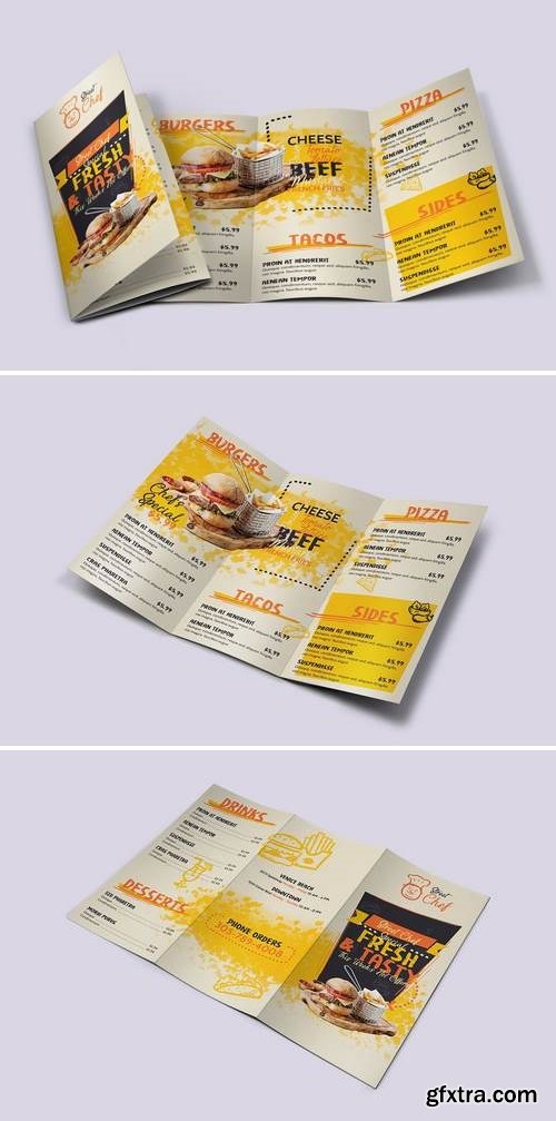 Fast Food Tri-Fold Brochure