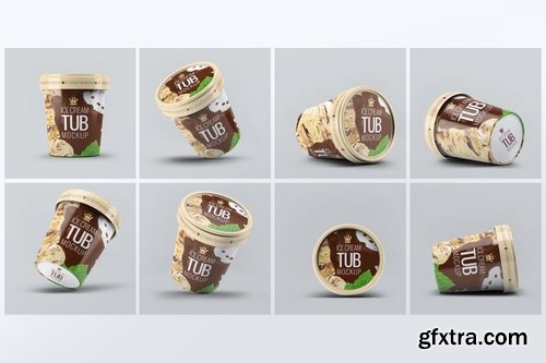 Ice Cream Packages Mock-Up Bundle