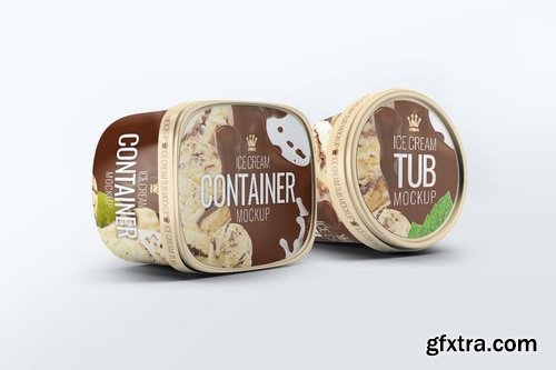 Ice Cream Packages Mock-Up Bundle