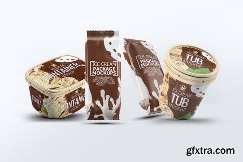 Ice Cream Packages Mock-Up Bundle