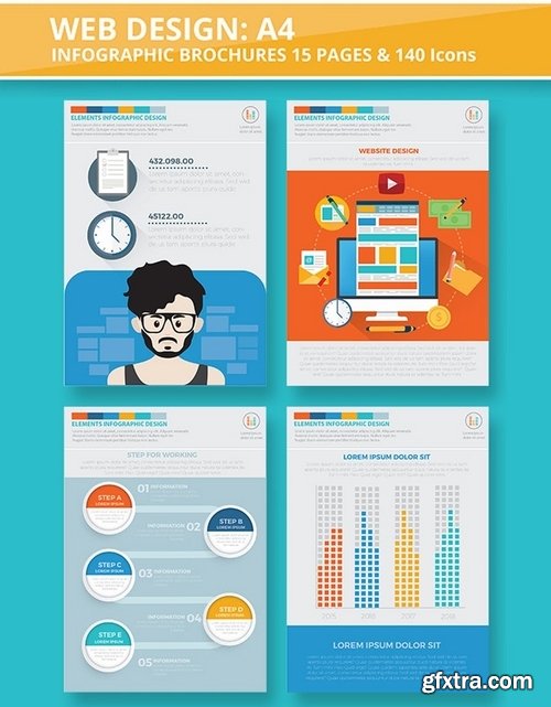 Web design infographic Design