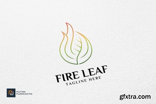 Fire Leaf - Logo Template