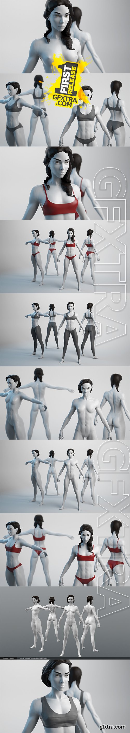 Cubebrush - Female Basemesh 07