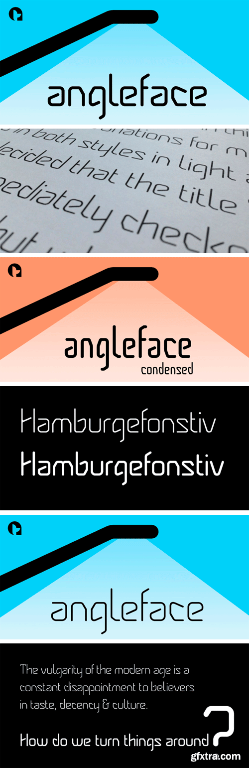 Angleface Font Family